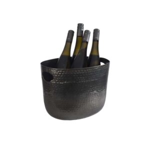 Alternative view of APS Aluminium Wine/ Champagne Bucket L30xW23.5xH23cm, 7L, Black