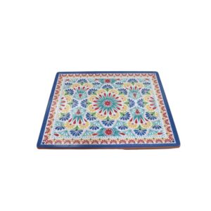 Alternative view of APS Arabesque Melamine GN 1/2 Tray L32.5xW26.5xH2cm, Terracotta Blue