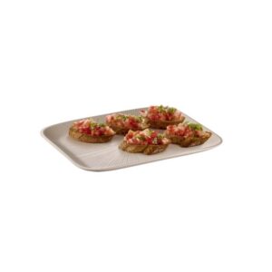 APS Nero Melamine GN 1/2 Tray L32.5xW26.5xH2.5cm, Beige