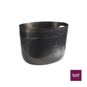 APS Aluminium Wine/ Champagne Bucket L30xW23.5xH23cm, 7L, Black