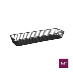 APS Urban Metal GN 2/4 Basket L53xW16.2X7.5cm, Black