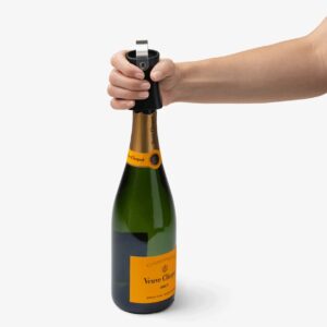 Alternative view of Dreamfarm Champagne Cork Opener L4.5xW4.5xH6.5cm, Black, Champop