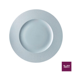 Rosenthal Kumi Blue Porcelain Round Rim Plate Ø28xH1.5cm Rosenthal Kumi Blue Porcelain Round Rim Plate Ø28xH1.5cm