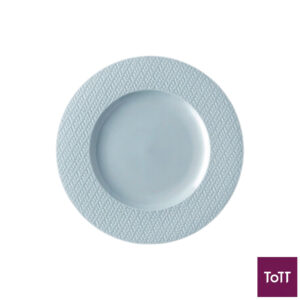 Rosenthal Kumi Blue Porcelain Round Rim Plate Ø17.6xH1.9cm Rosenthal Kumi Blue Porcelain Round Rim Plate Ø17.6xH1.9cm